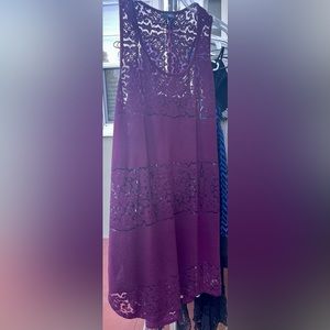 Sheer Purple Tank Top